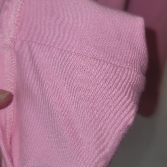 NWT Naked Wardrobe Baby Pastal Light Pink One Shoulder Long Sleeve Dress - Picture 10 of 10